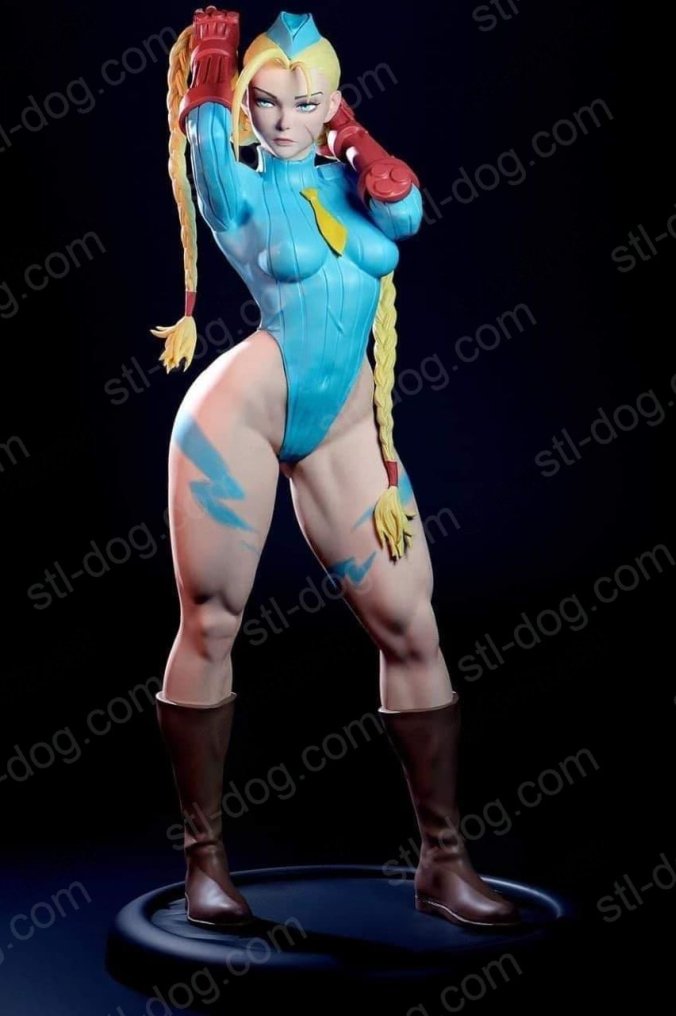 街头霸王 杀人蜂嘉米 (Cammy) 3D打印图纸